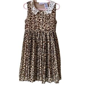 Leopard print dress by Blueberi Boulevard Size 6T